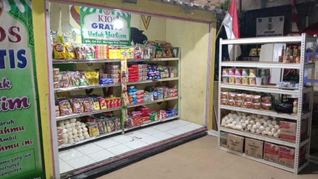Kios Gratis Untuk Yatim
