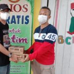 Donasi Dari Rekan Pokdar Taman sari – Jakarta Barat, Yang Diterima Oleh Bpk Roby Selaku Perwakilan Pengelola Kios Yatim