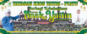 26 JUNI 2026, BERTEPATAN 10 MUHARAM1448 H, HARI DIMANA ANAK YATIM & PIATU MENDAPATKAN KEBAHAGIAAN BERSAMA YAYAN KIOS YATIM